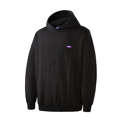 NBA Pop Art Series Los Angeles Lakers Logo Print Hoodie Black () APHOD00095LAL01