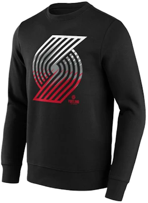 NBA 波特蘭拓荒者漸層圖案黑色圓領長袖運動衫 12085528 Buy NBA 波特蘭拓荒者漸層圖案黑色圓領長袖運動衫 12085528