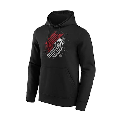 NBA Portland Trail Blazers Fanatics Pullover Hoodie Black 12088190