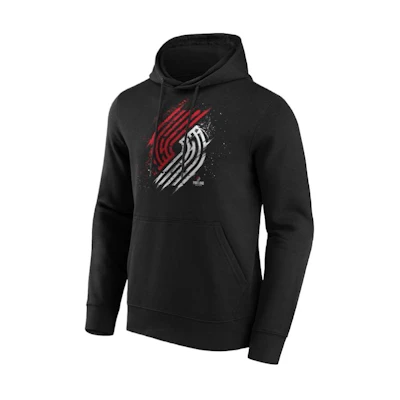NBA Portland Trail Blazers Pullover Hoodie Black Casual Sweatshirt 12088172
