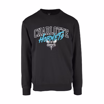 NBA Punk Series Charlotte Hornets LaMelo Ball Black Crewneck Sweatshirt Male LWAPHO22CR13097CHA
