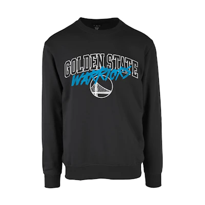 NBA Punk Series Golden State Warriors Stephen Curry Crewneck Sweatshirt Black LWAPHO22CR13095GSW