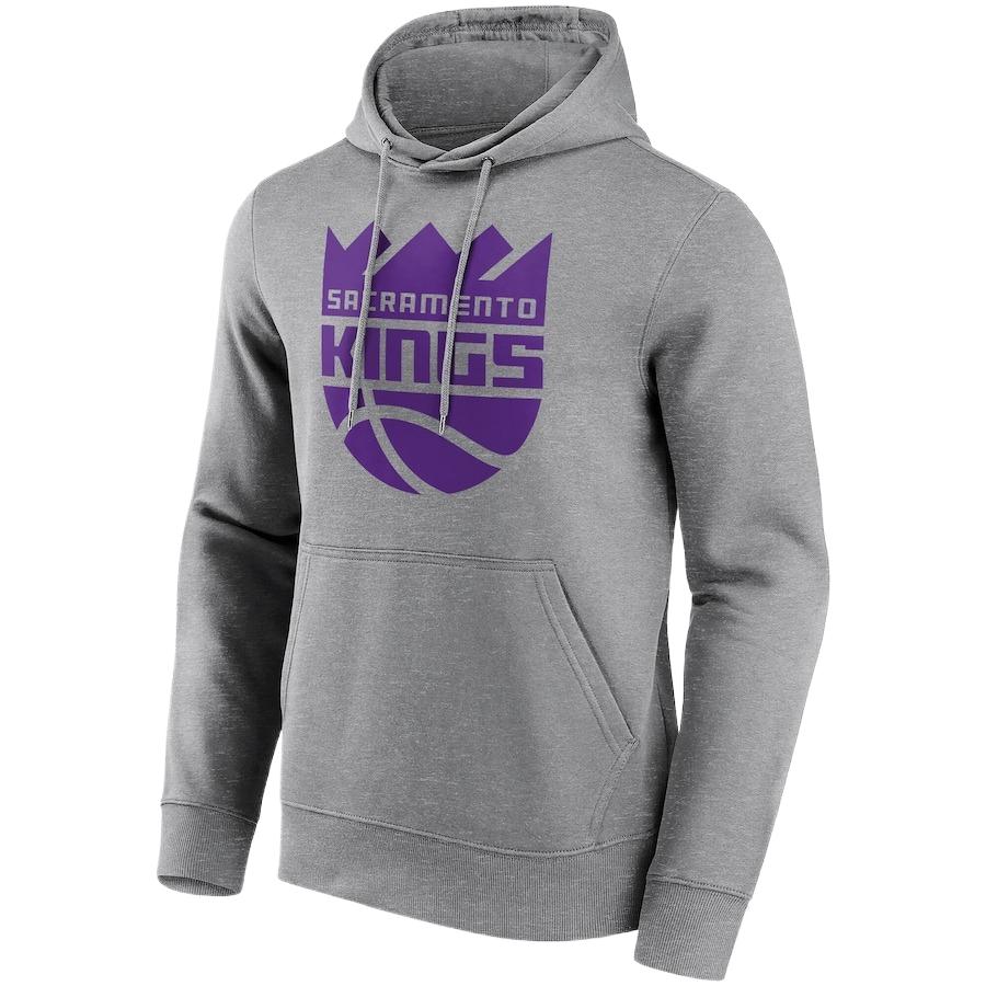 NBA Sacramento Kings Fanatics Gray Hoodie Casual Sweatshirt 12088748