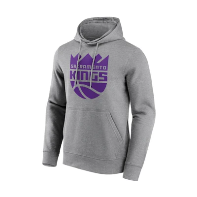 NBA Sacramento Kings Fanatics Gray Hoodie Casual Sweatshirt 12088748
