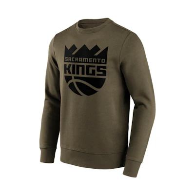 NBA Sacramento Kings Fanatics Soft Cozy Hoodie Olive Green 12087191