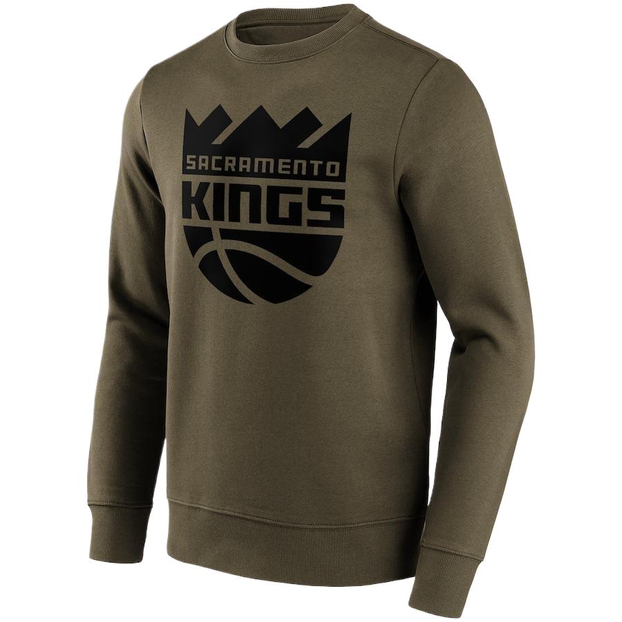 NBA Sacramento Kings Mono Logo Crewneck Sweatshirt Green () 201426748