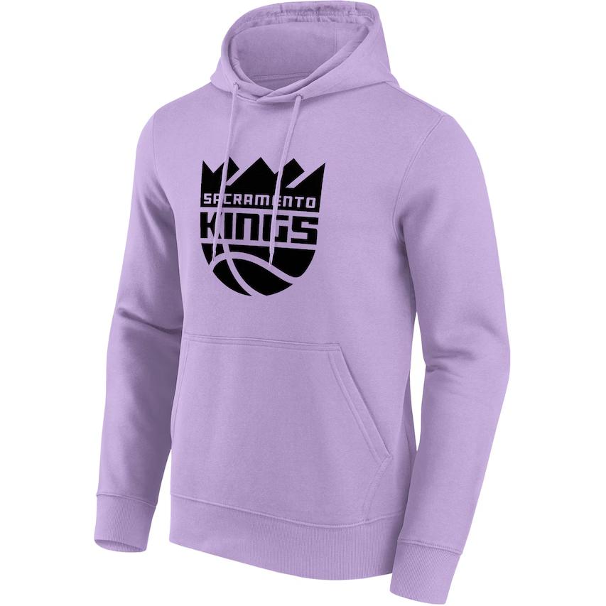 NBA Sacramento Kings Purple Hoodie Sweatshirt Long Sleeve Pullover 200360806