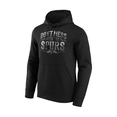 NBA San Antonio Spurs Fanatics Hoodie Letter Print Black ( Long Sleeve) 12088981