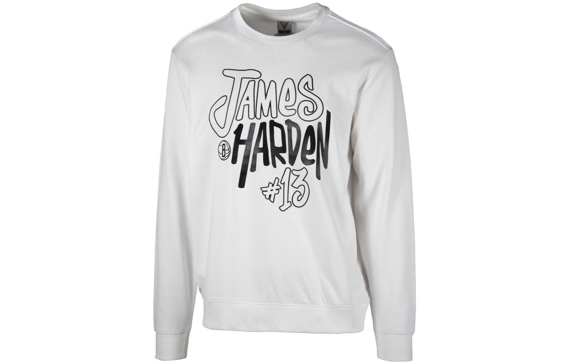 NBA Silky Series Brooklyn Nets Harden Graphic Hoodie White () LWAPSP22CR12358BKN