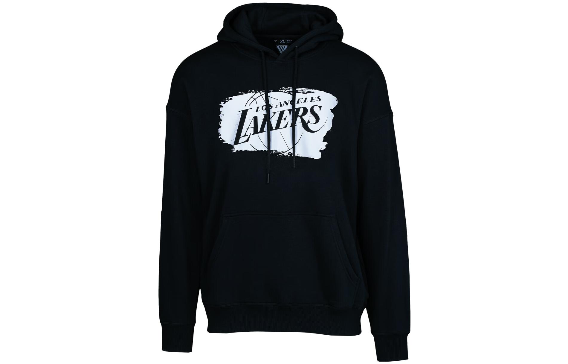 NBA Sketch Series Los Angeles Lakers LeBron James Hoodie Black Casual Wear LWAPHO22HD13276LAL