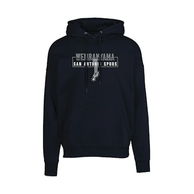 NBA Spurs Hoodie Black Wembanyama Unisex Outdoor Sport Pullover Fleece LWAPHDRI51DRISESAS