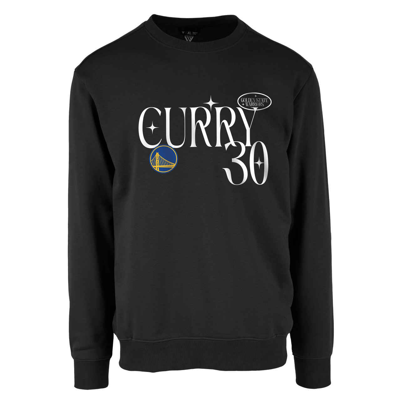 NBA Stardust Series Golden State Warriors Stephen Curry Sweatshirt Black LWAPHO22CR13359GSW