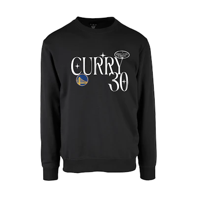 NBA Stardust Series Golden State Warriors Stephen Curry Sweatshirt Black LWAPHO22CR13359GSW