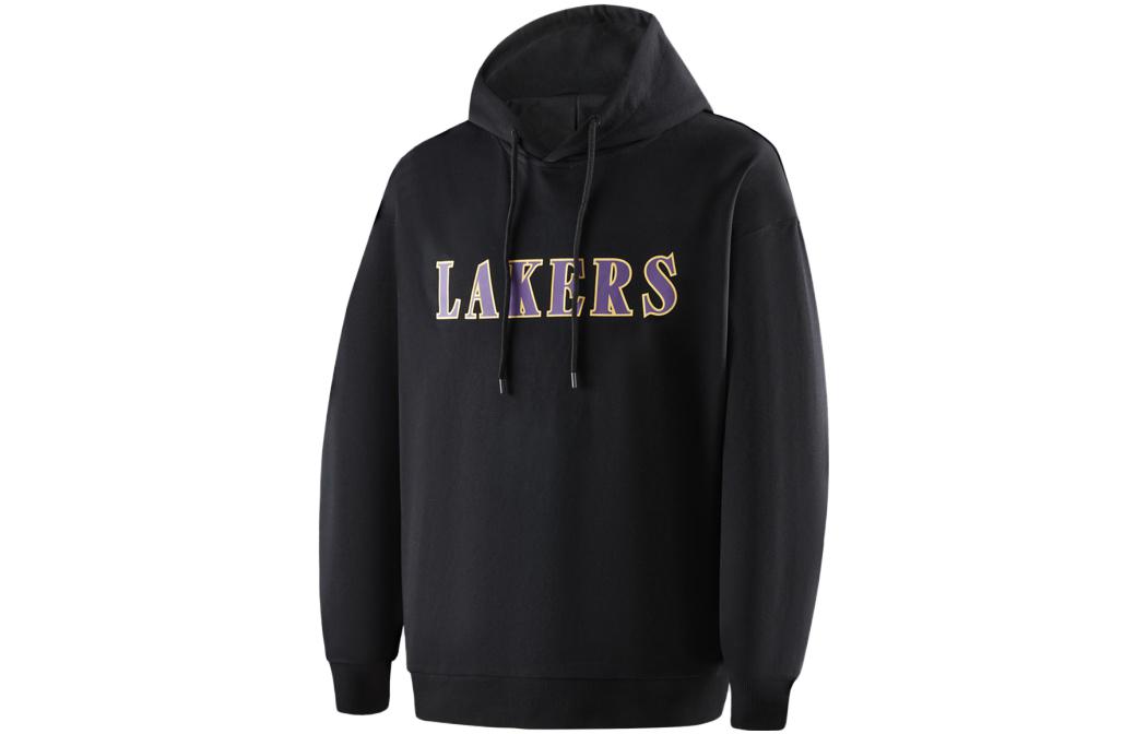 NBA Story Series Los Angeles Lakers Logo Hoodie Unisex Black Casual Fit APHOD00174LAL01