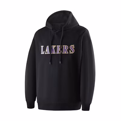 NBA Story Series Los Angeles Lakers Logo Hoodie Unisex Black Casual Fit APHOD00174LAL01