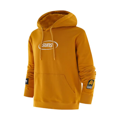 NBA Suns Hoodie Orange Unisex - Letter Print Casual Long-Sleeve Pullover F3APSP22HD11855PHO