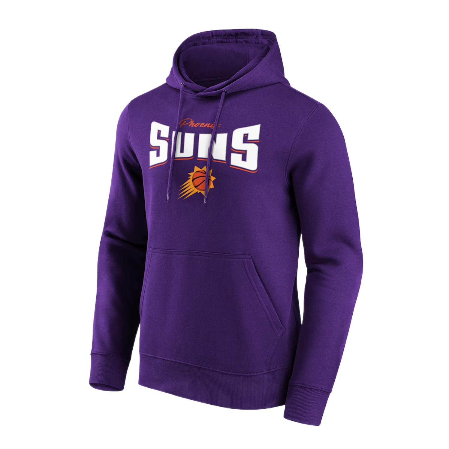 NBA Suns Purple Hoodie With Letter Print Design - Casual and Comfortable 12085250