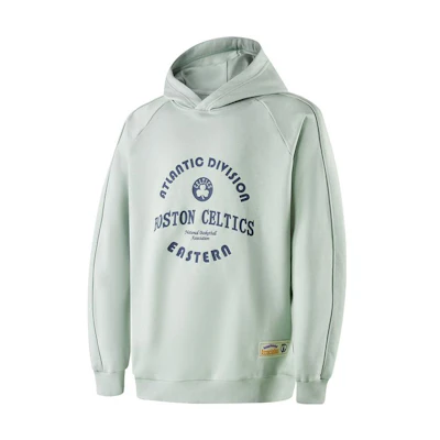 NBA Team Celtics Graphic Hoodie Unisex Light Green Pullover Long Sleeve APHOD00510BOS37