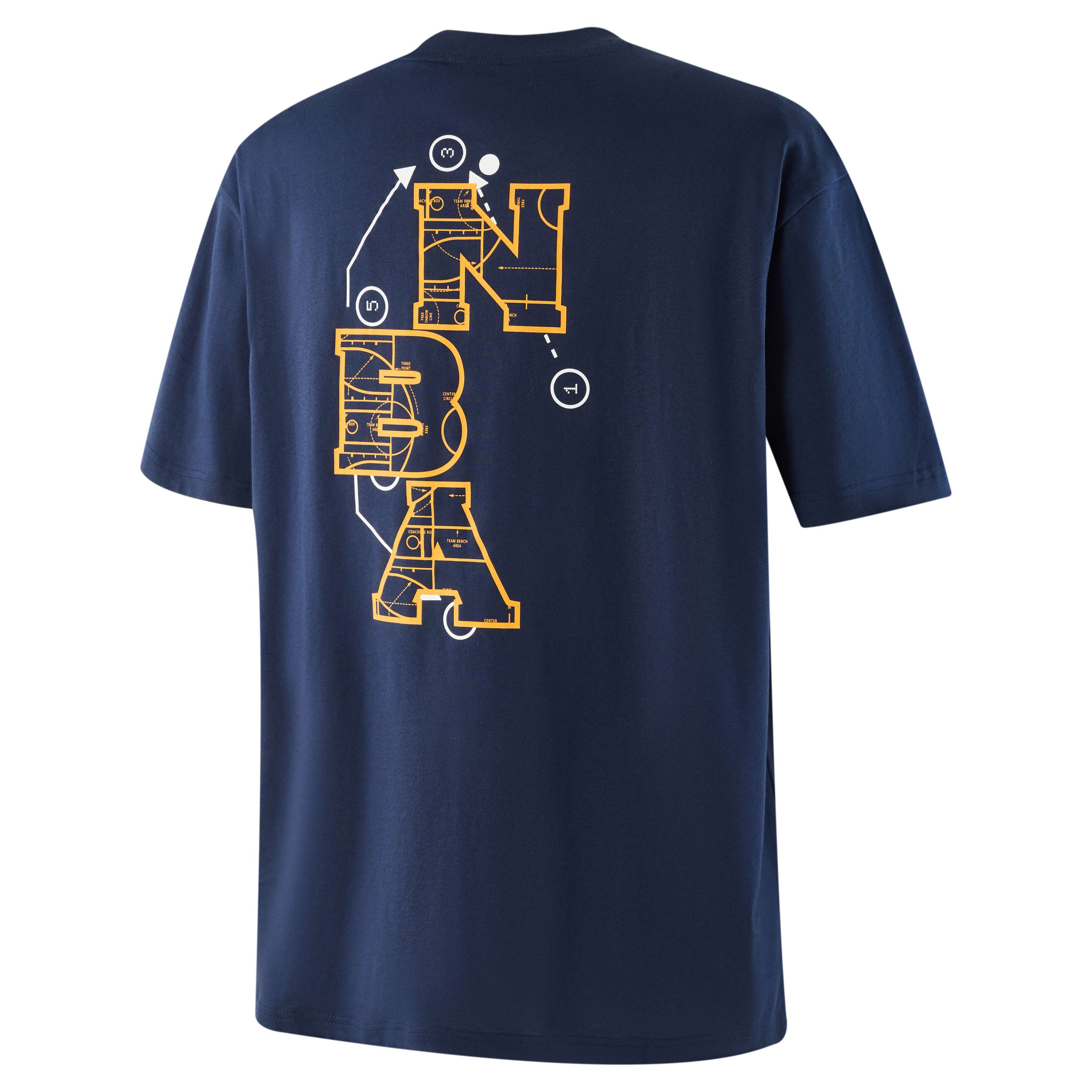 NBA Team Culture Series Navy Graphic Crewneck Unisex T-Shirt. APTEE00586NBA16