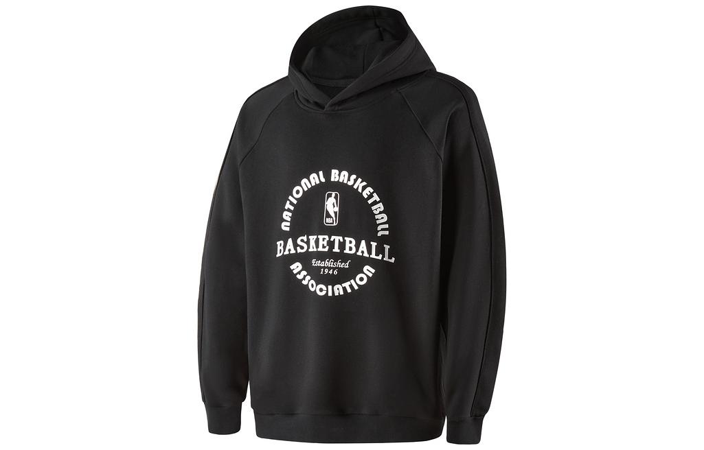 NBA Team Culture Series Oversized Hoodie Unisex Black with Letter Print APHOD00510NBA01