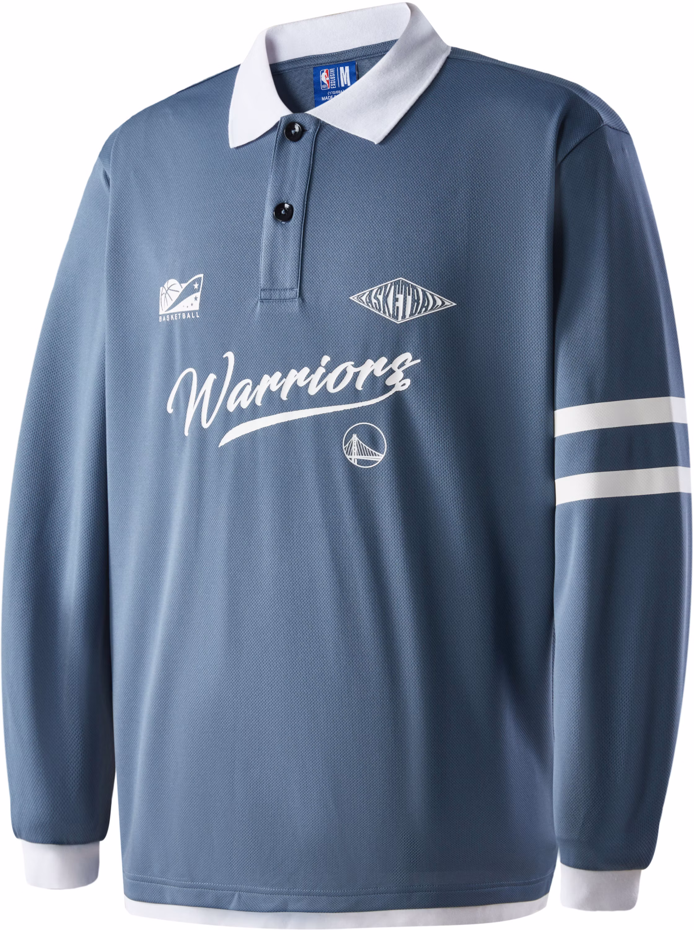 nba-team-series-golden-state-warriors-logo-long-sleeve-polo-unisex-gray-blue-appol-00527-gsw-26