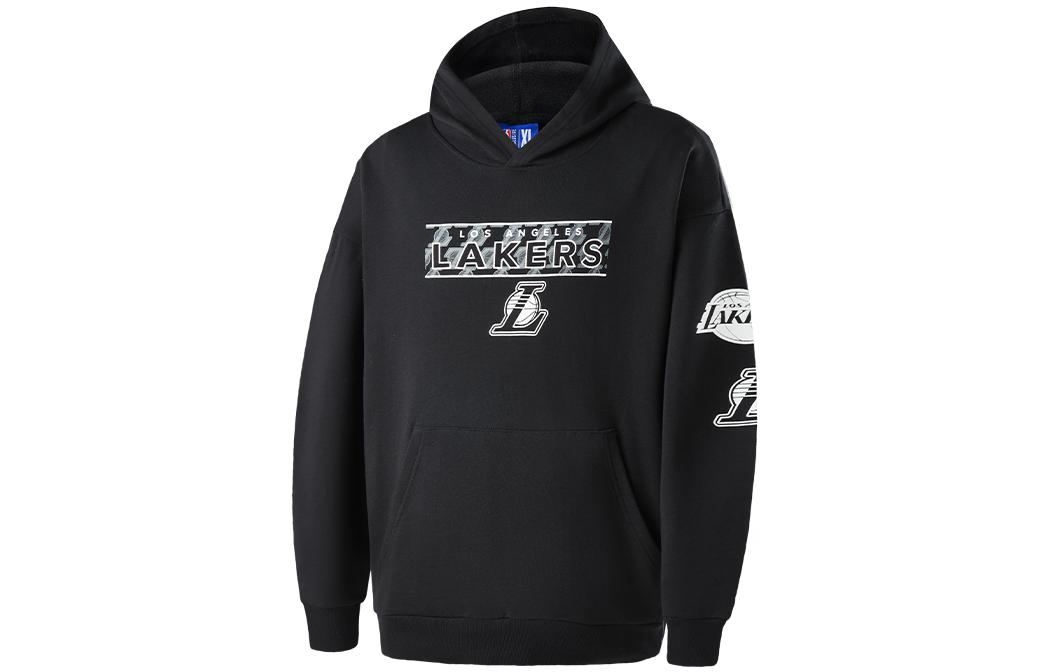 NBA Team Series Los Angeles Lakers Logo Hoodie Black ( Loose Fit) APHOD00156LAL01