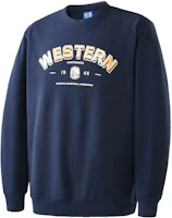 NBA Team Stories Golden State Warriors Navy Loose Fit Letter Print Sweater-Unisex APCRE00112GSW16 NBA Team Stories Golden State Warriors Navy Loose Fit Letter Print Sweater-Unisex APCRE00112GSW16