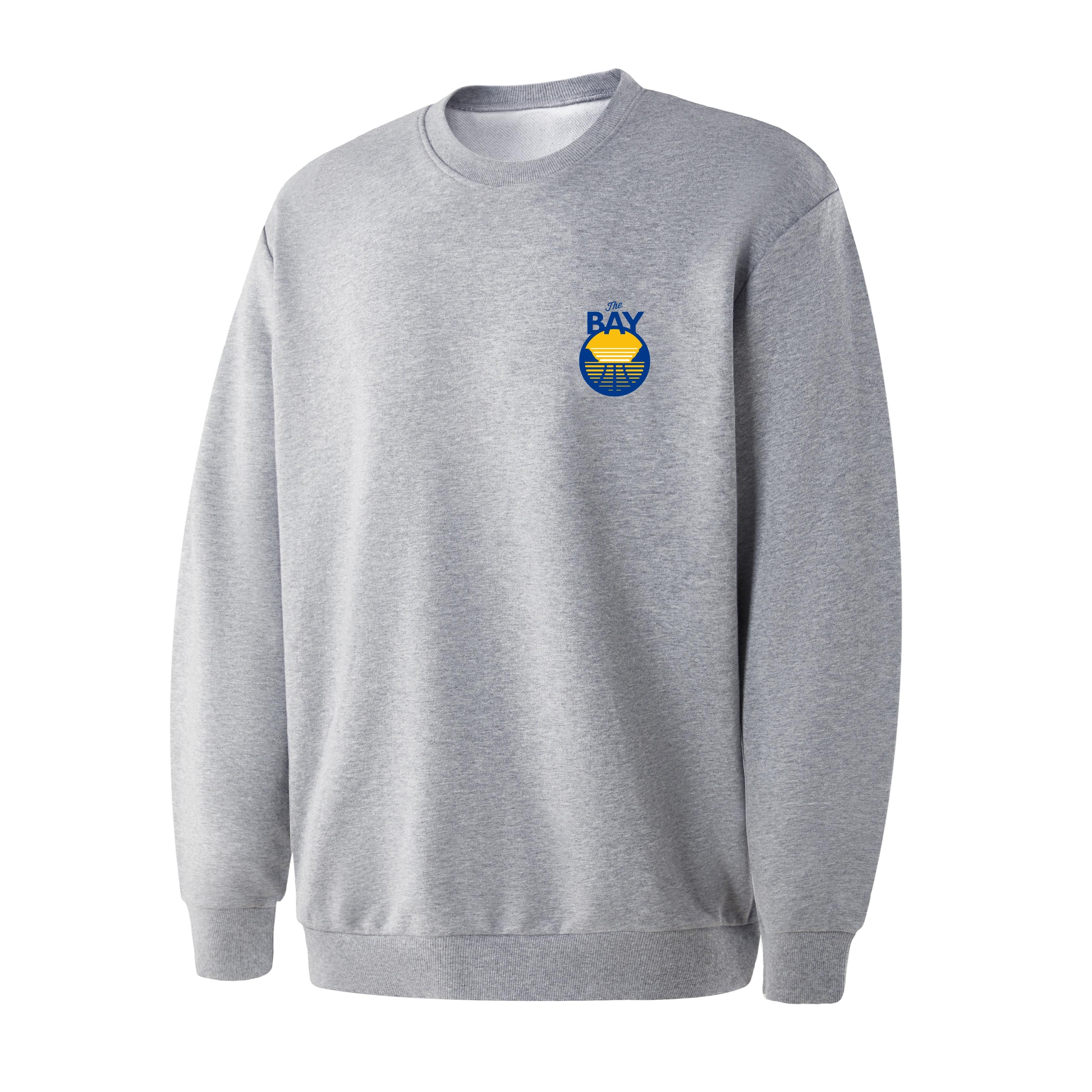 NBA Team Story Golden State Warriors Grey Crewneck Pullover Sweatshirt - APCRE00172GSW03