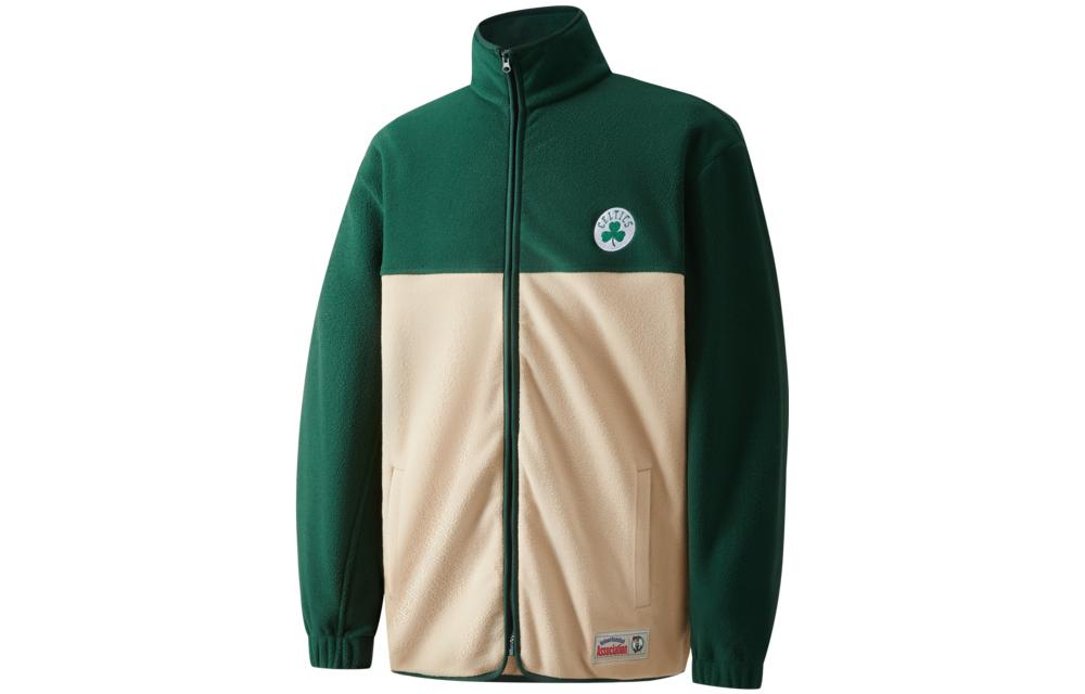NBA Team Story Series Boston Celtics Embroidered Letter High-Neck Jacket Green APOTW00115BOS07