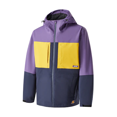 NBA Team Story Series Colorblock 3-in-1 Waterproof Windproof Jacket Purple Unisex APOTW00160LAL09