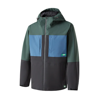 NBA Team Story Series Colorblock Hoodie Zip 3-in-1 Jacket Unisex Green APOTW00160BOS07
