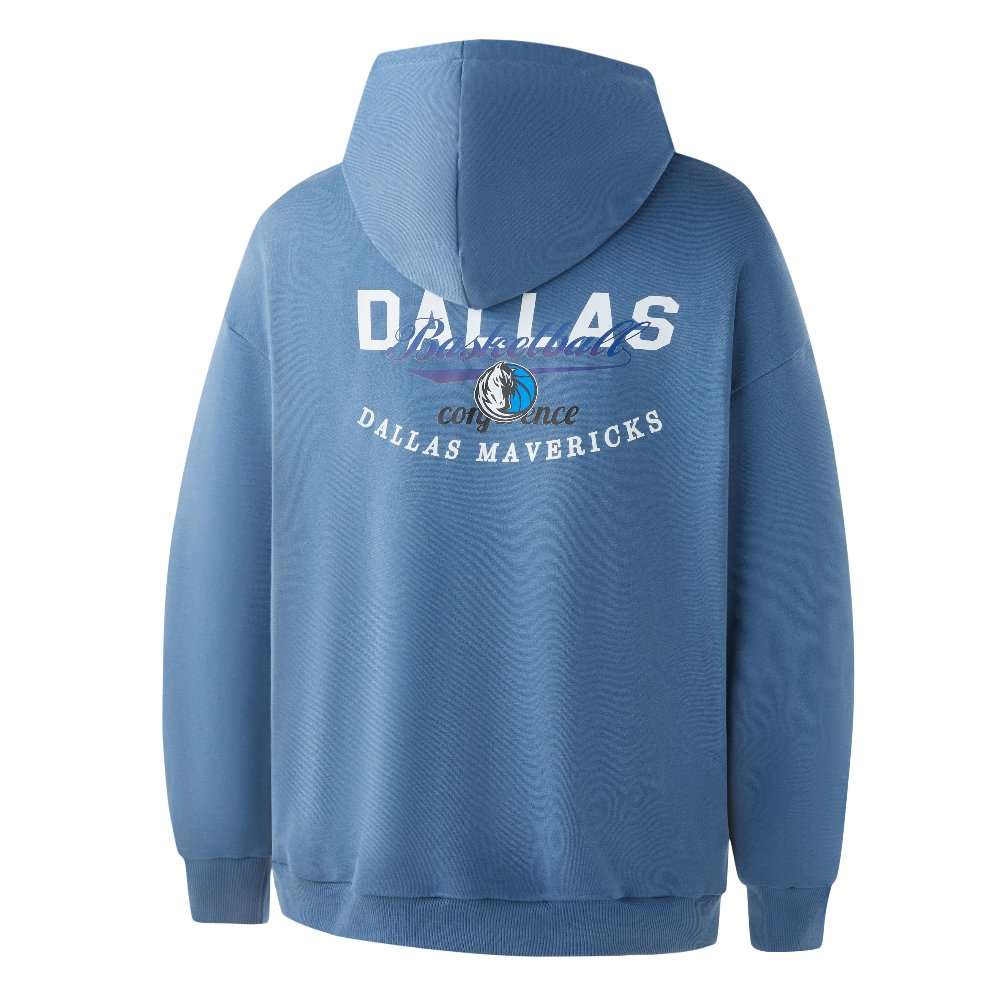NBA Team Story Series Dallas Mavericks Graphic Hoodie Unisex Grey Blue APHOD00114DAL26