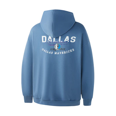 NBA Team Story Series Dallas Mavericks Graphic Hoodie Unisex Grey Blue APHOD00114DAL26