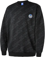 NBA Team Story Series Golden State Warriors Letter Print Crewneck Sweatshirt Black APCRE00079GSW01 NBA Team Story Series Golden State Warriors Letter Print Crewneck Sweatshirt Black APCRE00079GSW01