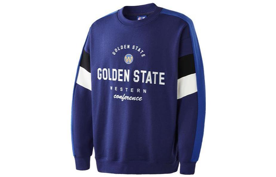 NBA Team Story Series Golden State Warriors Logo Hoodie Navy Unisex APCRE00077GSW16