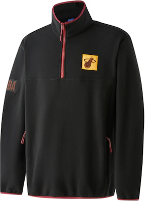 NBA 球隊故事系列邁阿密熱火刺繡半拉鍊外套黑色男女款 APOTW00152MIA01 Buy NBA 球隊故事系列邁阿密熱火刺繡半拉鍊外套黑色男女款 APOTW00152MIA01