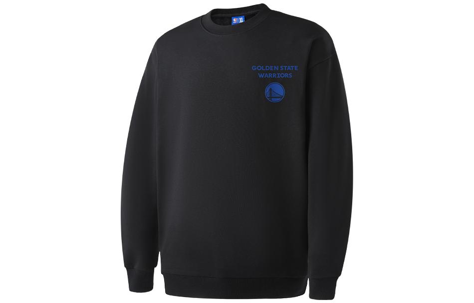 NBA Team Tactics Oversized Crewneck Black Sweatshirt Unisex Casual Style APCRE00157GSW01