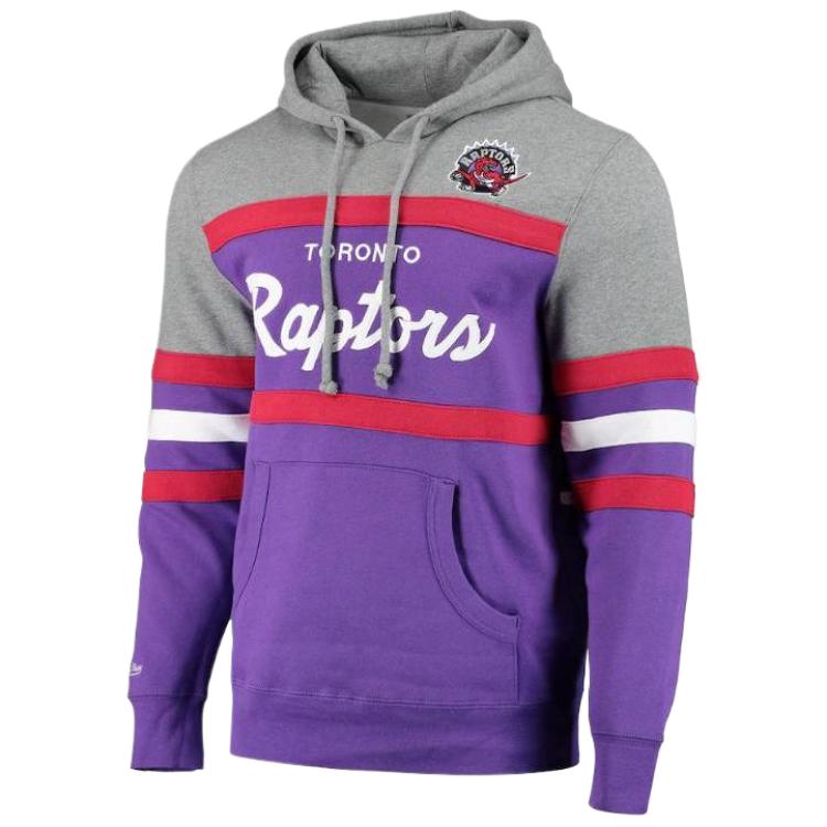 NBA Toronto Raptors Alphabet Print Pullover Hoodie Multicolor Sweatshirt 12015828