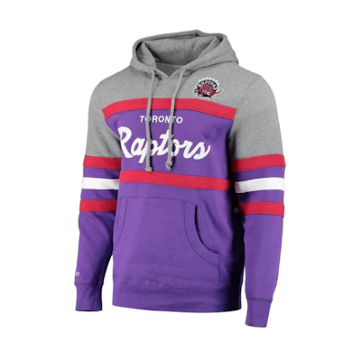 NBA Toronto Raptors Alphabet Print Pullover Hoodie Multicolor Sweatshirt 12015828