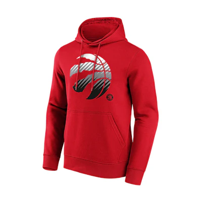 NBA Toronto Raptors Fade Graphic Hoodie Red Pullover Sweatshirt 12085380
