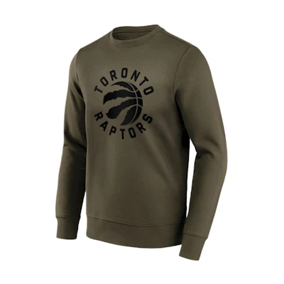 NBA Toronto Raptors Monkey Logo Crewneck Sweatshirt Brown Green 201426750