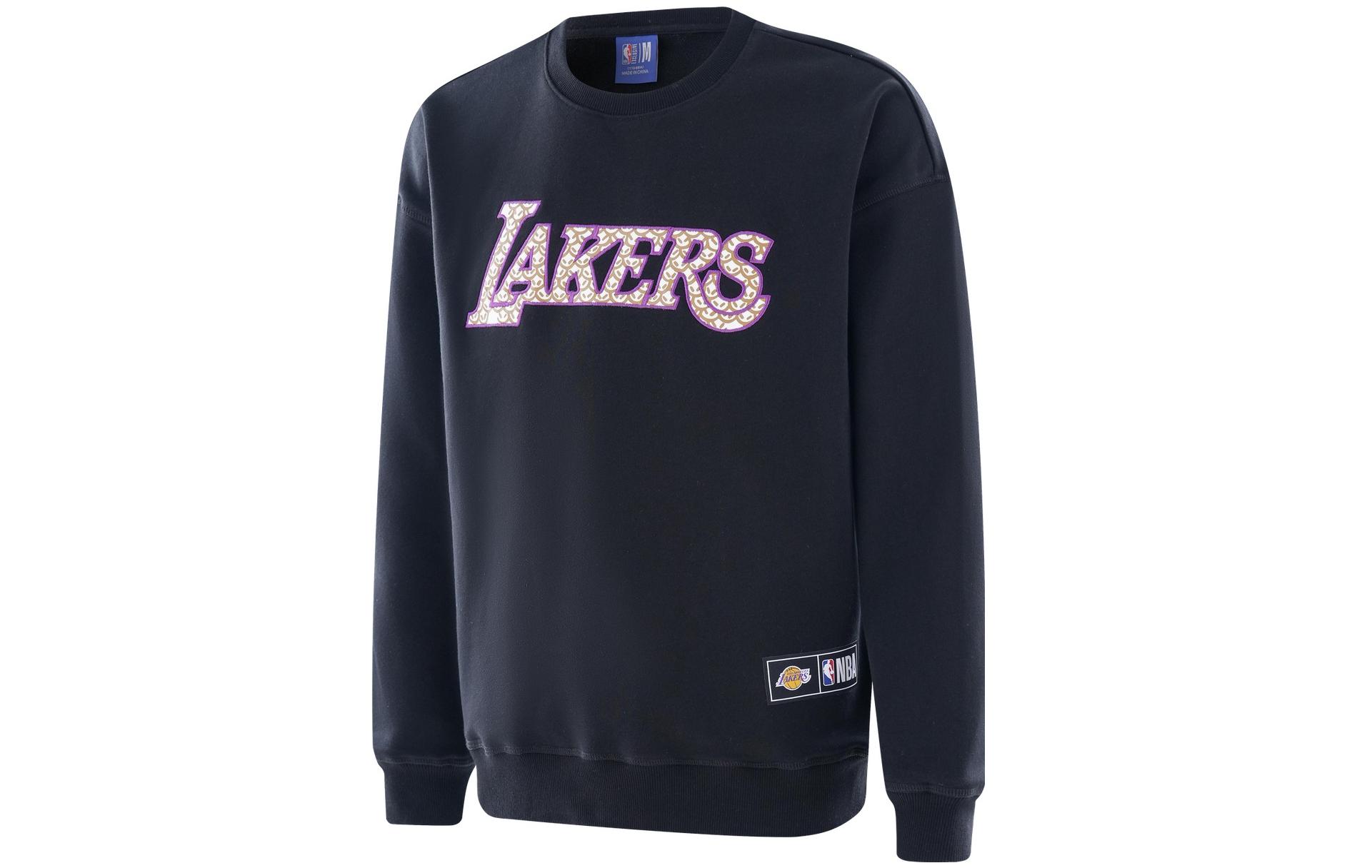 NBA Unbreakable Series Los Angeles Lakers Graphic Crewneck Sweatshirt Midnight Black APCRE00013LAL19