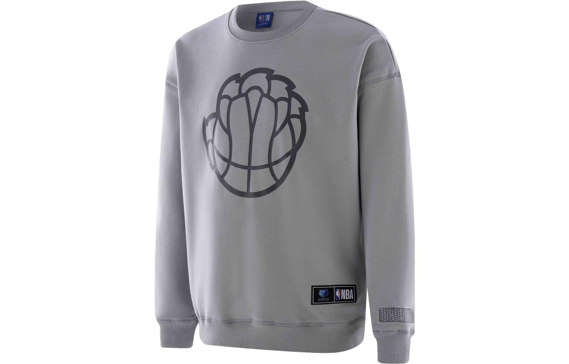 NBA Unshaken Series Memphis Grizzlies Crewneck Print Sweatshirt Unisex - Grey APCRE00015MEM31