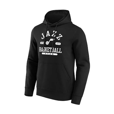 NBA Utah Jazz Fanatics Calling Plays Hoodie Black Pullover Long Sleeve 13341295