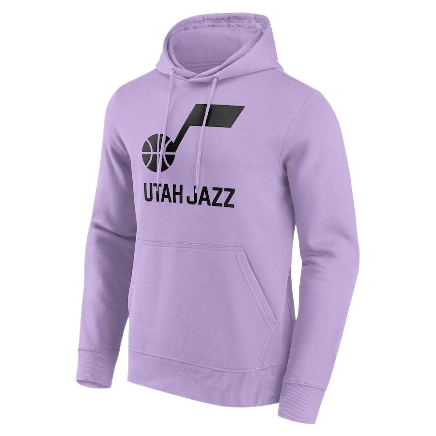 NBA Utah Jazz Fanatics Logo Hoodie Purple () 200360812