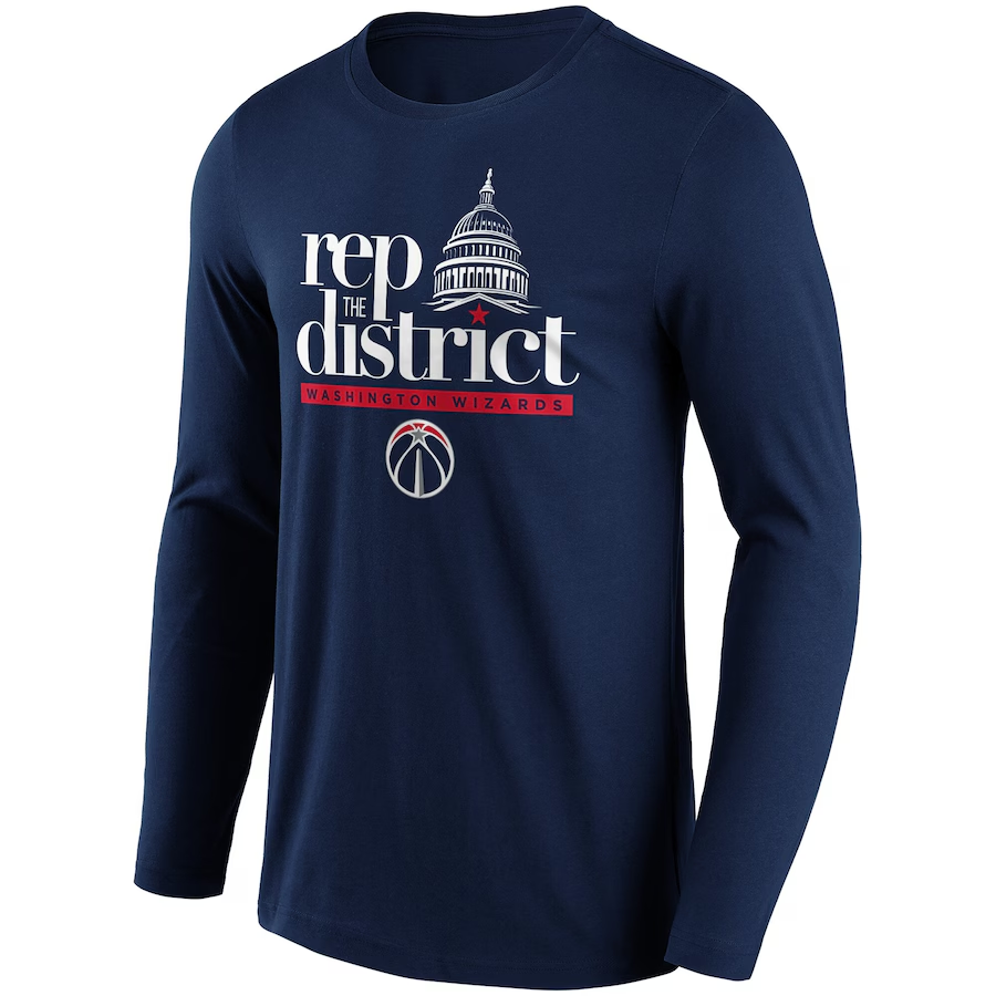 NBA Washington Wizards Crewneck Pullover Sweatshirt Blue 12089202