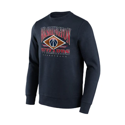 NBA Washington Wizards Fanatics Logo Graphic Crewneck Sweatshirt Black Mens 13341054