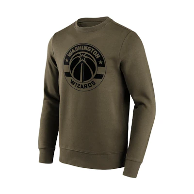 NBA Washington Wizards Green Crewneck Pullover Sweatshirt for Men 12087129