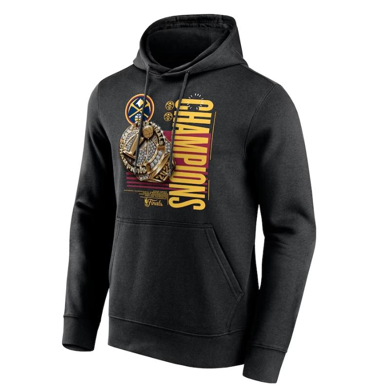 NBA Fanatics Branded Denver Nuggets Champions Hoodie Black () 14425801