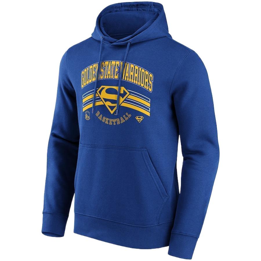 NBA Fanatics Branded Golden State Warriors Superman Hoodie Blue 13327557